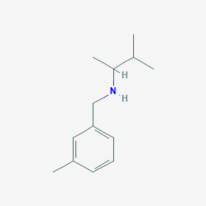 molecular formula C13H21N B12098394 (3-Methylbutan-2-yl)[(3-methylphenyl)methyl]amine 