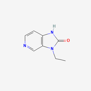 molecular formula C8H9N3O B12098499 3-Ethyl-1,3-dihydro-imidazo[4,5-c]pyridin-2-one 