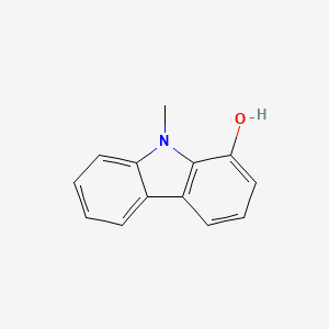 molecular formula C13H11NO B1209850 1-Hydroxy-N-methylcarbazole CAS No. 3449-61-4