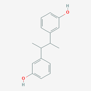 3-[3-(3-Hydroxyphenyl)butan-2-yl]phenol
