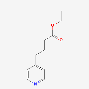 molecular formula C11H15NO2 B12098586 4-Pyridinebutanoic acid, ethyl ester 