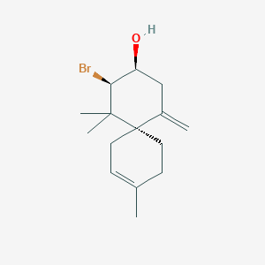 molecular formula C15H23BrO B1209868 Deschloroelatol 