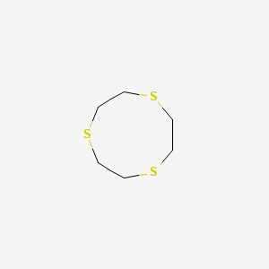 molecular formula C6H12S3 B1209871 1,4,7-Trithiacyclononane CAS No. 6573-11-1