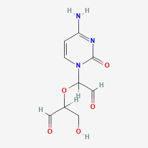 molecular formula C9H11N3O5 B1209877 Cytidine dialdehyde CAS No. 61074-05-3