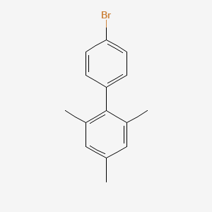molecular formula C15H15Br B12098792 4'-Bromo-2,4,6-trimethyl-1,1'-biphenyl CAS No. 20434-38-2