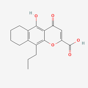 molecular formula C17H18O5 B1209892 Proxicromil CAS No. 60400-92-2