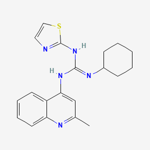 molecular formula C20H23N5S B1209897 Timegadine CAS No. 71079-19-1