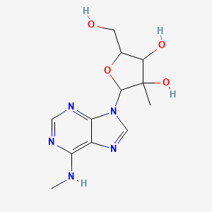 molecular formula C12H17N5O4 B12098978 N6-Methyl-2'-C-methyladenosine 
