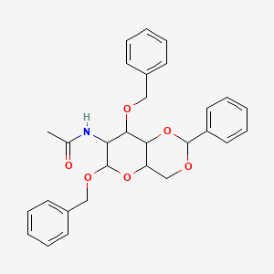 molecular formula C29H31NO6 B12099001 a-D-Glucopyranoside, phenylmethyl2-(acetylamino)-2-deoxy-3-O-(phenylmethyl)-4,6-O-(phenylmethylene)- 