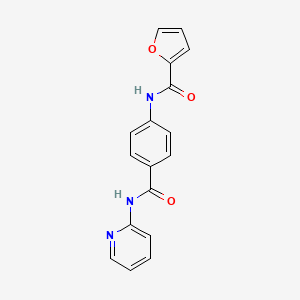 N-[4-[oxo-(2-pyridinylamino)methyl]phenyl]-2-furancarboxamide