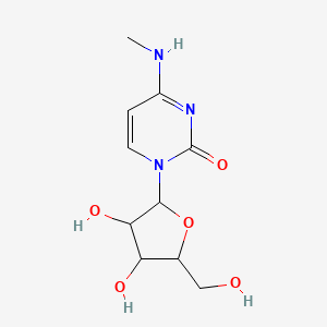 molecular formula C10H15N3O5 B12099135 1-(b-D-arabinofuranosyl)-N4-methylcytosine CAS No. 13491-42-4