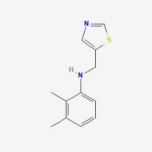 molecular formula C12H14N2S B12099218 2,3-dimethyl-N-(1,3-thiazol-5-ylmethyl)aniline 