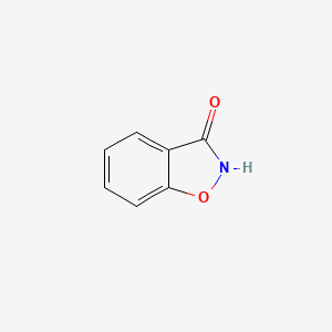 molecular formula C7H5NO2 B1209928 苯并[d]异噁唑-3-醇 CAS No. 21725-69-9