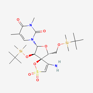molecular formula C25H45N3O8SSi2 B1209930 TSAO-m3T CAS No. 142102-79-2