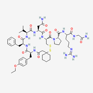 molecular formula C53H77N13O11S2 B1209943 SKF 100398 CAS No. 77453-01-1