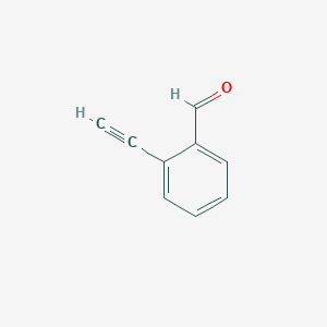 molecular formula C9H6O B1209956 2-乙炔基苯甲醛 CAS No. 38846-64-9