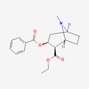 molecular formula C18H23NO4 B1209957 Cocaethylene CAS No. 529-38-4