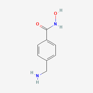 molecular formula C8H10N2O2 B12099669 4-(aminomethyl)-N-hydroxybenzamide 