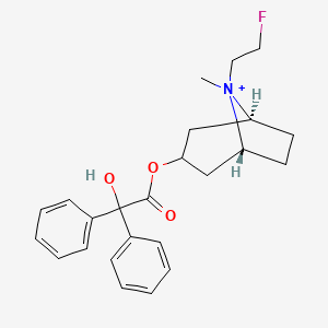 molecular formula C24H29FNO3+ B1209967 Flutropium CAS No. 754131-59-4