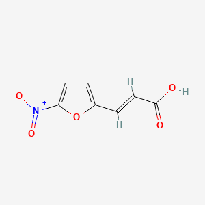 molecular formula C7H5NO5 B1209971 3-(5-Nitro-2-furyl)acrylic acid CAS No. 6281-23-8