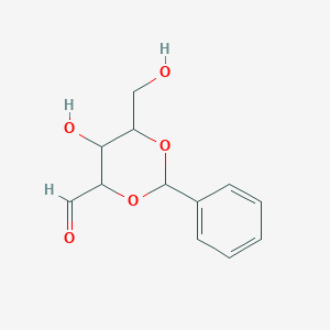molecular formula C12H14O5 B12099718 Monobenzylidene d-ribose 