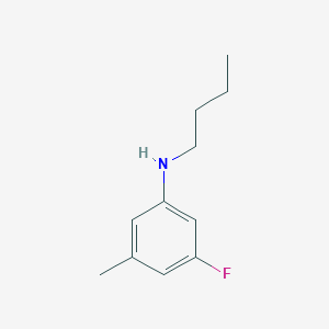 molecular formula C11H16FN B12099760 N-butyl-3-fluoro-5-methylaniline 