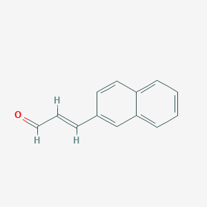 molecular formula C13H10O B12099773 3-(Naphthalen-2-yl)acrylaldehyde 