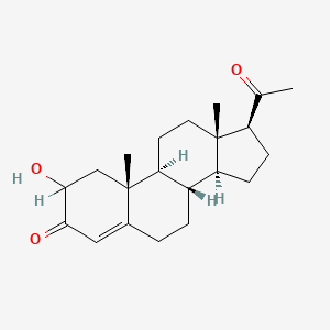molecular formula C21H30O3 B1209979 ss-Hydroxyprogesteron 