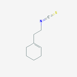 molecular formula C9H13NS B120998 1-(2-Isothiocyanatoethyl)cyclohex-1-ene CAS No. 149488-89-1