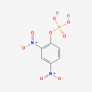 molecular formula C6H5N2O8P B1209980 2,4-Dinitrophenol dihydrogen phosphate CAS No. 2566-26-9