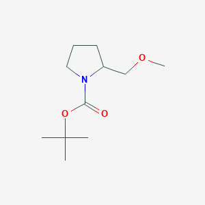 molecular formula C11H21NO3 B12099805 (S)-tert-Butyl 2-(methoxymethyl)pyrrolidine-1-carboxylate 