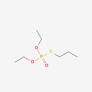 molecular formula C7H17O3PS B1209986 Diethyl S-n-propyl phosphorothiolate CAS No. 20195-06-6