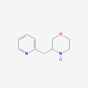 molecular formula C10H14N2O B12099898 Morpholine, 3-(2-pyridinylmethyl)- 