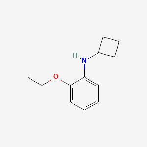 molecular formula C12H17NO B12099917 N-cyclobutyl-2-ethoxyaniline 