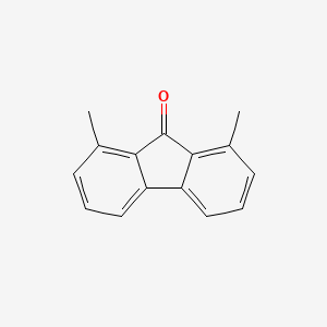 molecular formula C15H12O B1209993 1,8-Dimethylfluoren-9-one CAS No. 41139-98-4