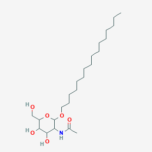 molecular formula C24H47NO6 B12099945 Hexadecyl 2-acetamido-2-deoxy-beta-D-glucopyranoside 