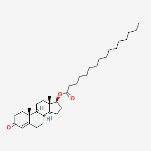 molecular formula C35H58O3 B1209998 Testosterone palmitate CAS No. 991-20-8