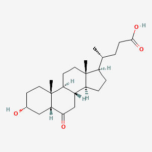 molecular formula C24H38O4 B1209999 6-Oxolithocholic acid CAS No. 2393-61-5
