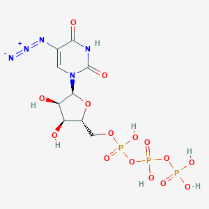 molecular formula C9H14N5O15P3 B012100 5-叠氮尿苷-5'-三磷酸 CAS No. 105518-68-1