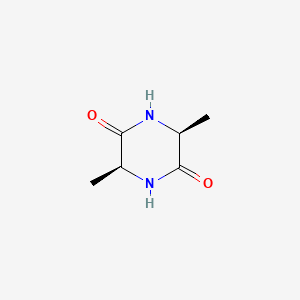 molecular formula C6H10N2O2 B1210000 (3s,6s)-3,6-Dimethylpiperazine-2,5-dione CAS No. 5845-61-4