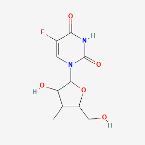 molecular formula C10H13FN2O5 B12100022 3'-Deoxy-3'--C-methyl-5-fluorouridine 