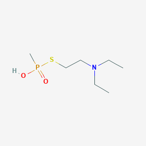molecular formula C7H18NO2PS B1210004 S-(2-(Diethylamino)ethyl) methylphosphonothioate CAS No. 21068-51-9