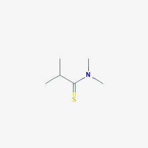 molecular formula C6H13NS B12100045 N,N,2-trimethylpropanethioamide 