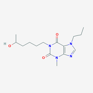 molecular formula C15H24N4O3 B121001 rac 5-Hydroxy Propentofylline CAS No. 56395-62-1