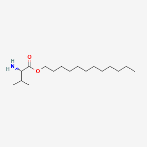 molecular formula C17H35NO2 B12100127 L-Valine, dodecyl ester CAS No. 52207-50-8
