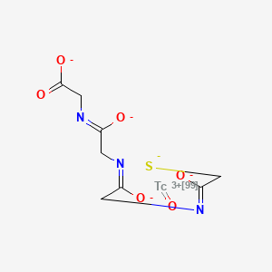 molecular formula C8H8N3O6STc-2 B1210015 Technetium tc 99m tiatide CAS No. 104348-91-6