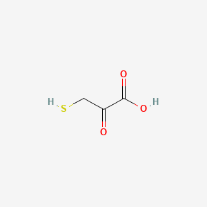 molecular formula C3H4O3S B1210019 3-Mercaptopyruvic acid CAS No. 2464-23-5