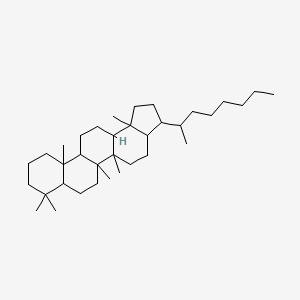 molecular formula C35H62 B12100212 5a,5b,8,8,11a,13b-Hexamethyl-3-octan-2-yl-1,2,3,3a,4,5,6,7,7a,9,10,11,11b,12,13,13a-hexadecahydrocyclopenta[a]chrysene 