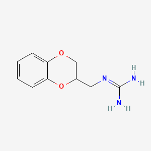 molecular formula C10H13N3O2 B1210025 胍氧安 CAS No. 2165-19-7