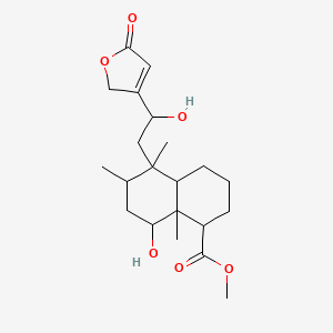 molecular formula C21H32O6 B12100292 Ajugalide D 